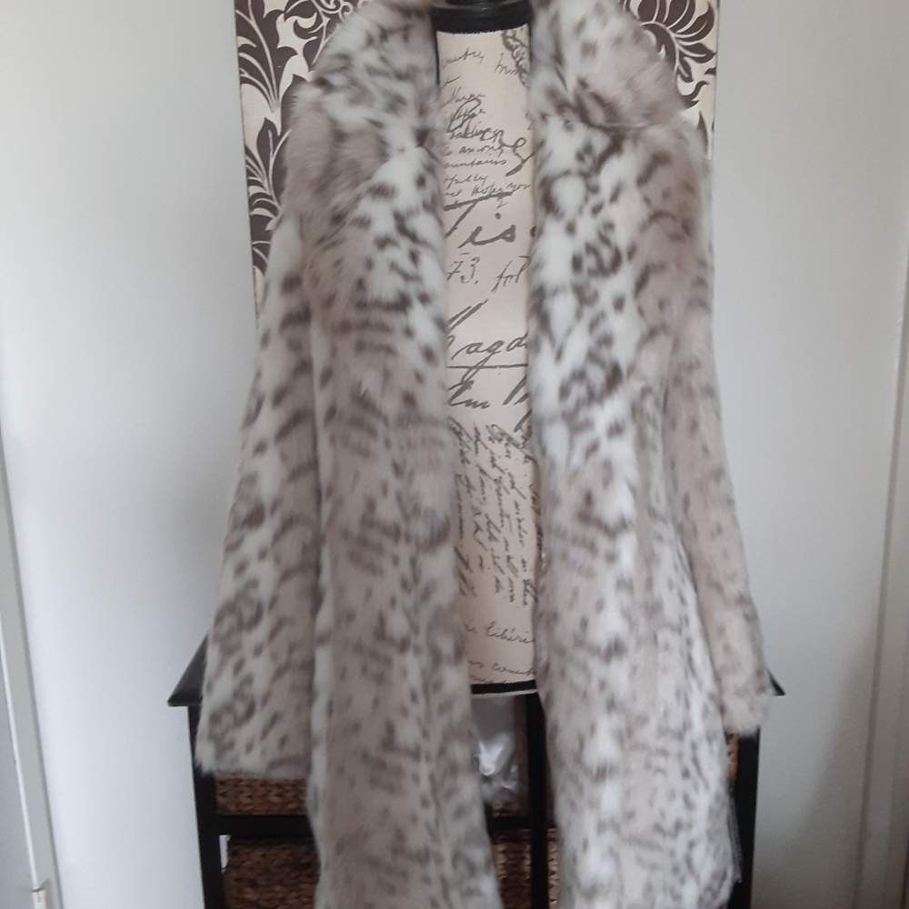 Karl Lagerfeld Faux Fur Coat